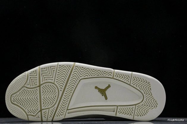 Metallic Gold Jordan AQ9129-170 4 Retro 0716